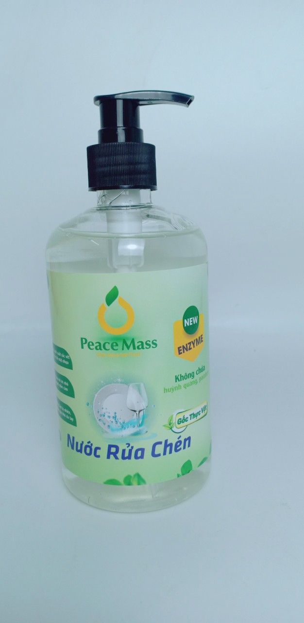 Nước rửa chén Peace Mass gốc thực vật hữu cơ, thân thiện môi trường