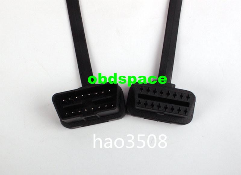 Phong cách mới nhất GPS cáp mở rộng, cáp phẳng mở rộng OBD OBD2 khuỷu tay nam sang nữ khuỷu tay phụ tùng ô tô cáp nối dài cáp mì