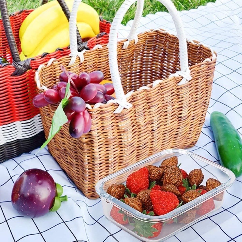 Hộp đựng thực phẩm thuỷ tinh chịu nhiệt có nắp