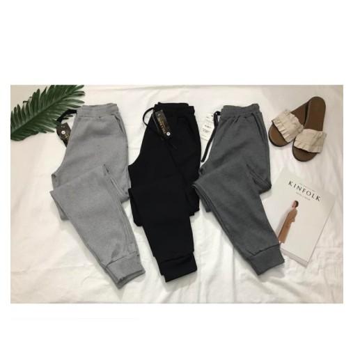 Quần joger nữ len tăm bo gấu lưng thun_Quần Jogger Len Tăm Nữ hàng chuẩn loại 1 RumHana