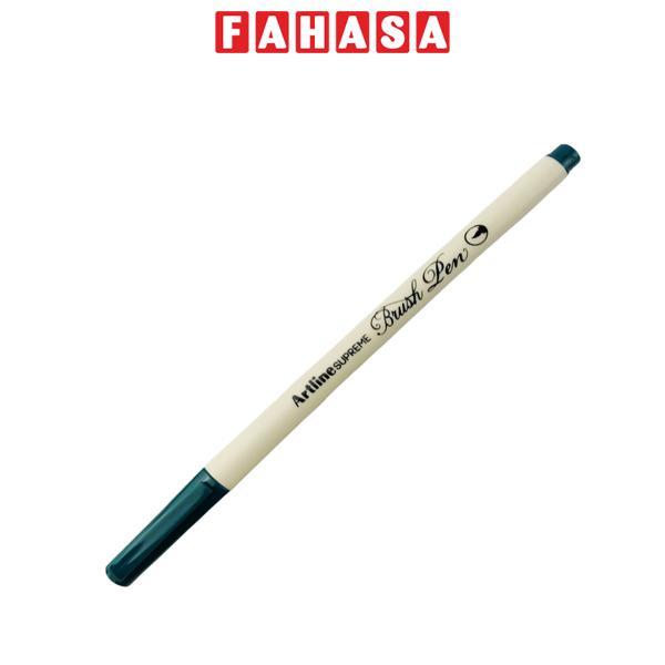 Bút Lông Đầu Cọ Artline Supreme Brush Pen EPFS-F - Dark Green