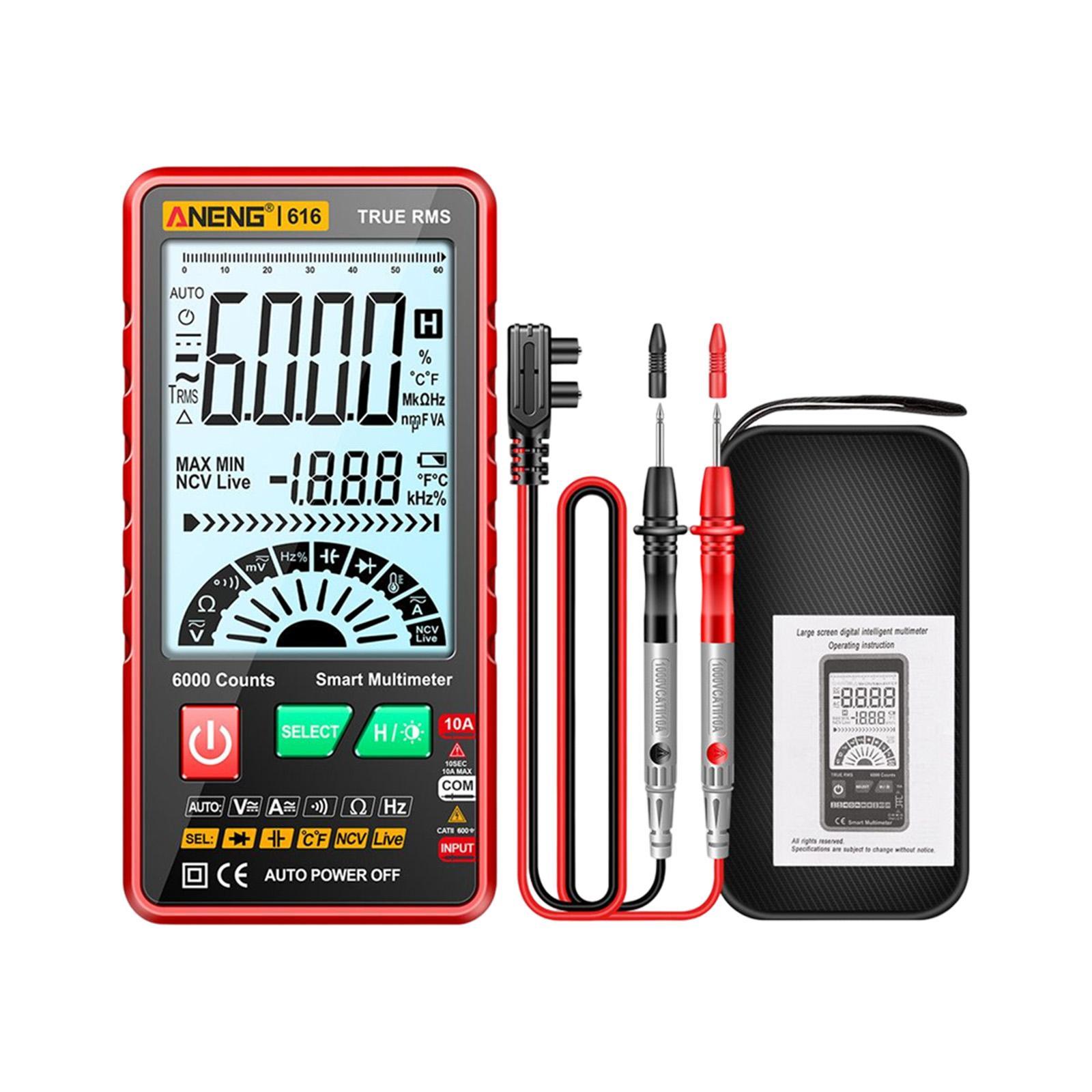 Handheld Digital Tester Automatic Shutdown Transistor DC AC Voltmeter
