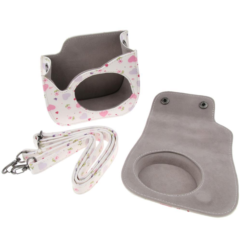Leather Camera Case Bag for Polaroid Mini 8 8+ 9 Fuji Instax Camera