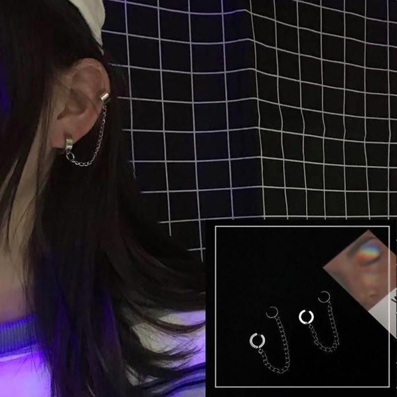 Khuyên tai dáng tròn phong cách thời trang cho nữ