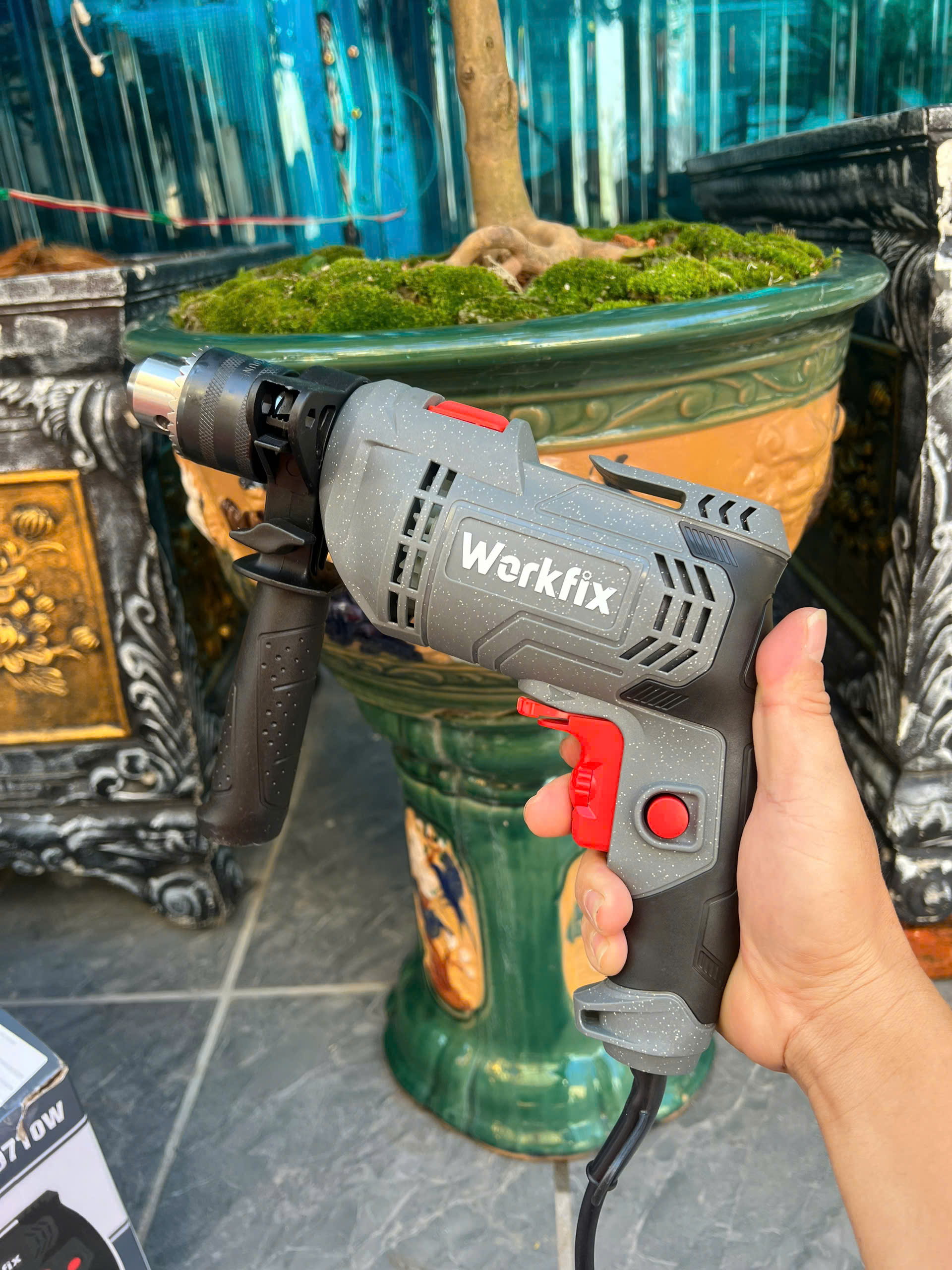 Máy khoan điện Workfick đầu Kẹp 13ly 710W - Hàng Chính Hãg - Bảo hành 6 Tháng