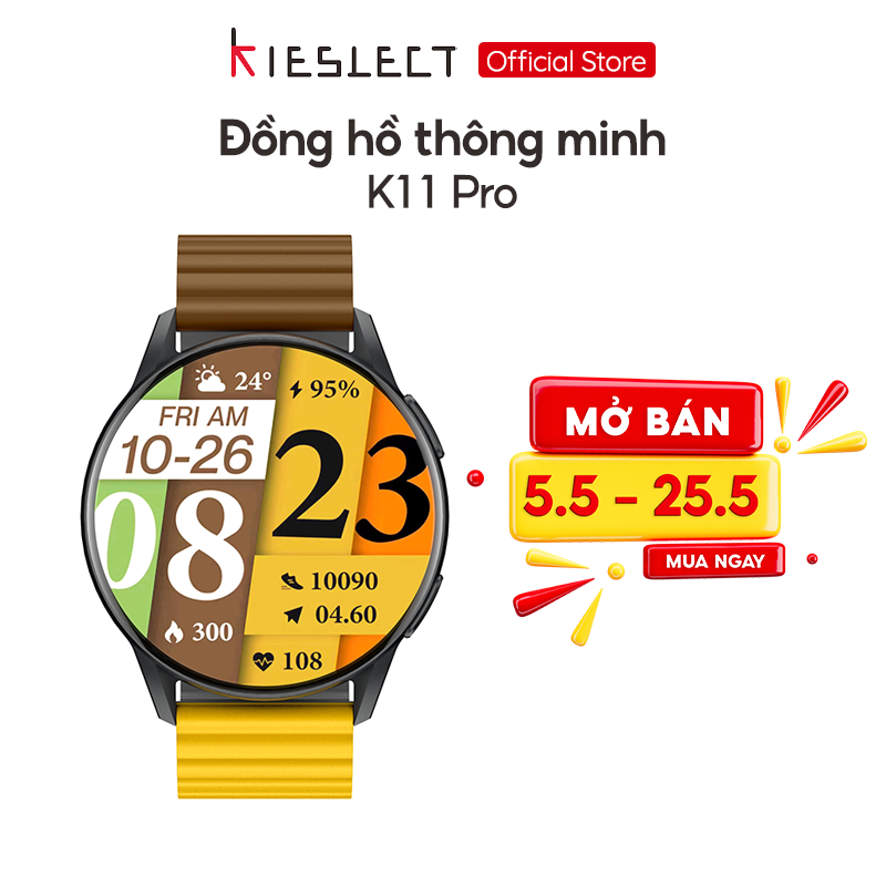 Đồng hồ thông minh Kieslect K11 Pro - Màn Amoled 1.43&quot; | Pin tới 30 ngày | Quản lý sức khỏe - Hàng Chính Hãng