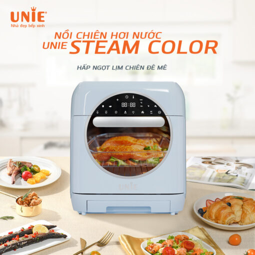 Nồi chiên hơi nước UNIE Steam Color công suất 1800W dung tích 15L - Hàng chính hãng