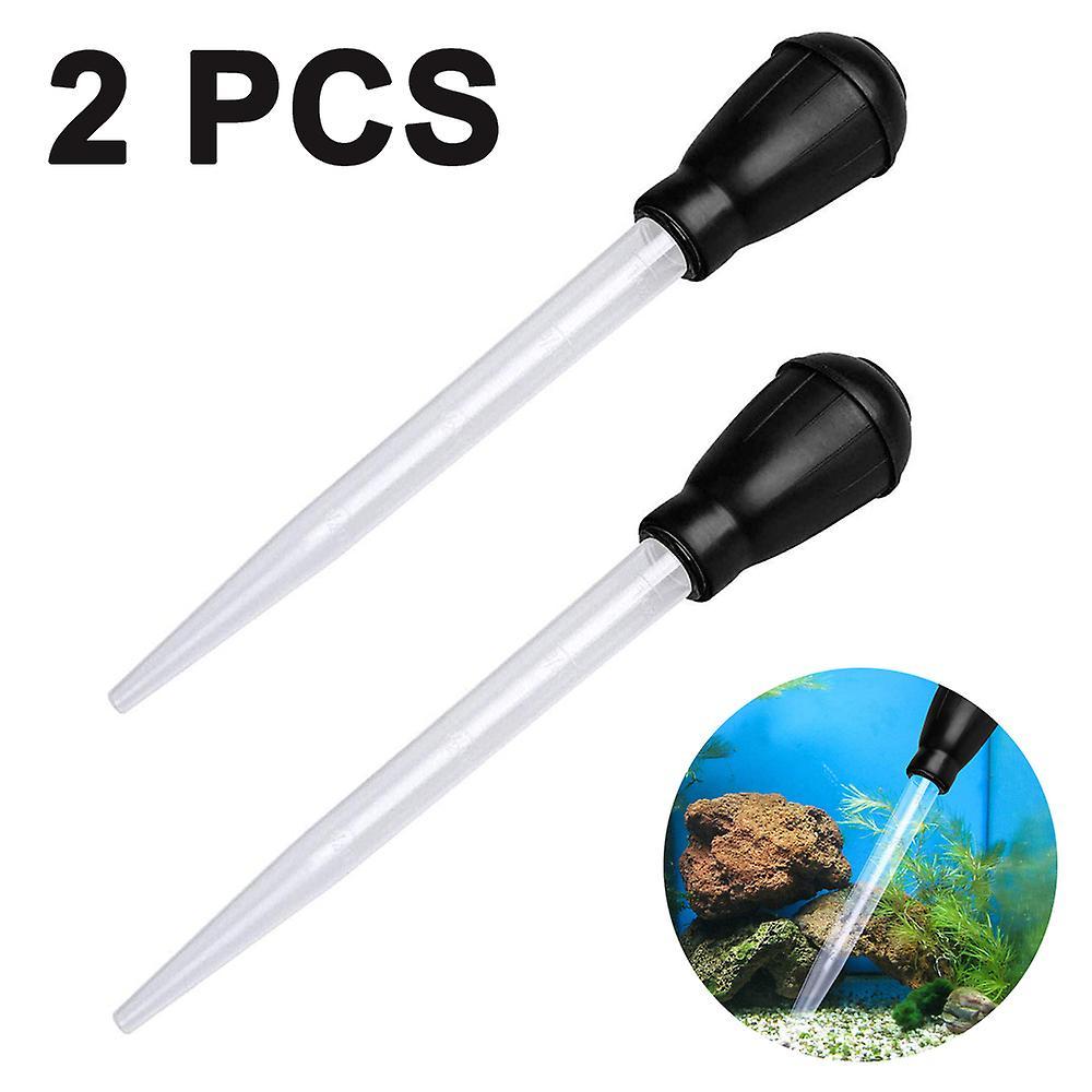 30Ml Cá Thay Nước Bể Cá Ống Nhỏ Giọt 2 Gói Hướng Dẫn Sử Dụng Bể Cá Sạch Pipet Ống Nhỏ Giọt Vệ Sinh Bể Cá chất Thải Sỏi Tẩy Trang