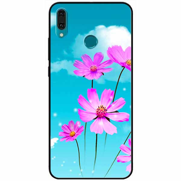 Ốp lưng dành cho Huawei Y9 2019 mẫu Hoa Tím Bầu Trời