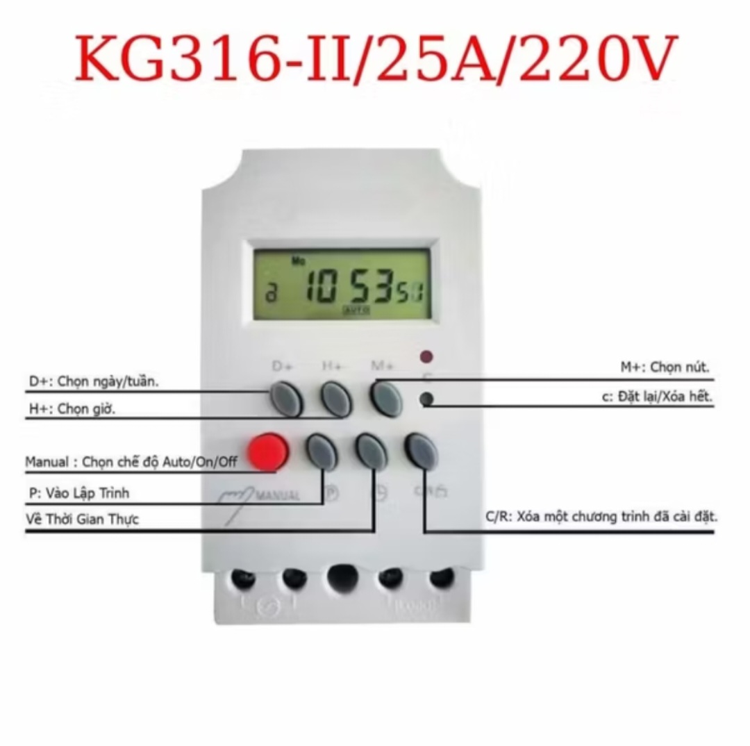 HẸN GIỜ TỰ ĐỘNG BẬT TẮT CÁC THIẾT BỊ ĐIỆN GIA ĐÌNH NHƯ MÁY BƠM BÓNG ĐÈN THUẬN TIỆN