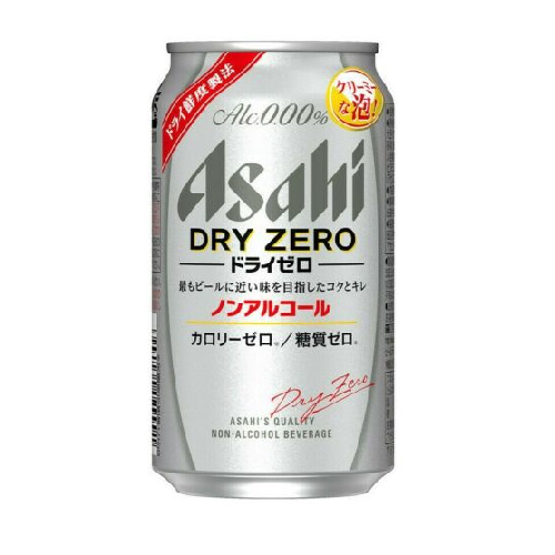 BIA ASAHI NON ALCOHOL BEER DRY ZERO 350ML