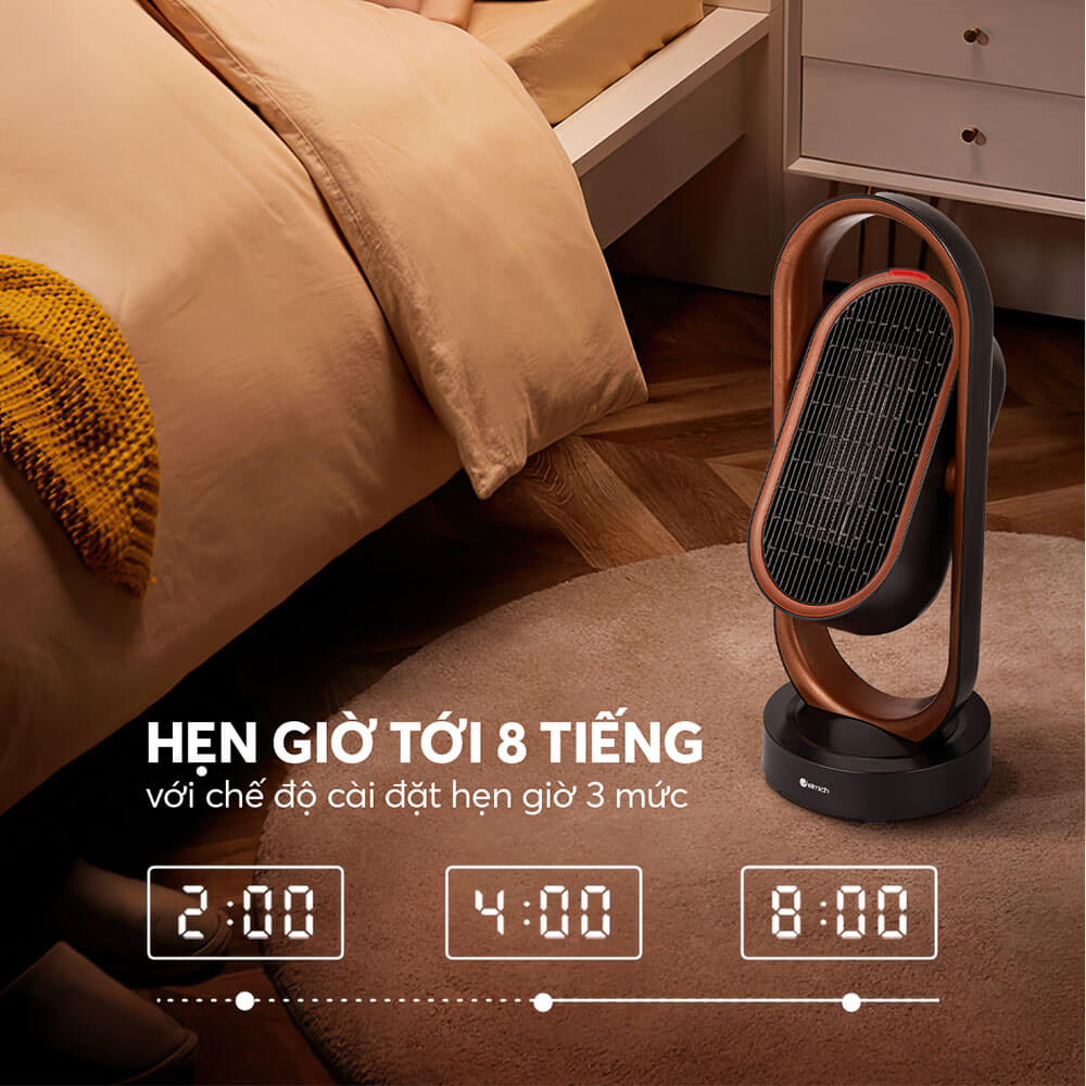 Máy sưởi gốm Elmich CHE 3937 Hàng Chính Hãng