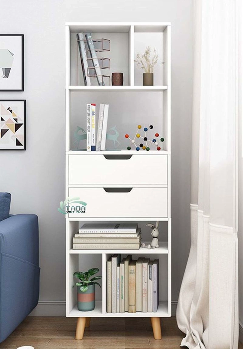 KỆ SÁCH BẮC ÂU CHÂN GỖ CÁNH LẬT SIZE LỚN - HC1256