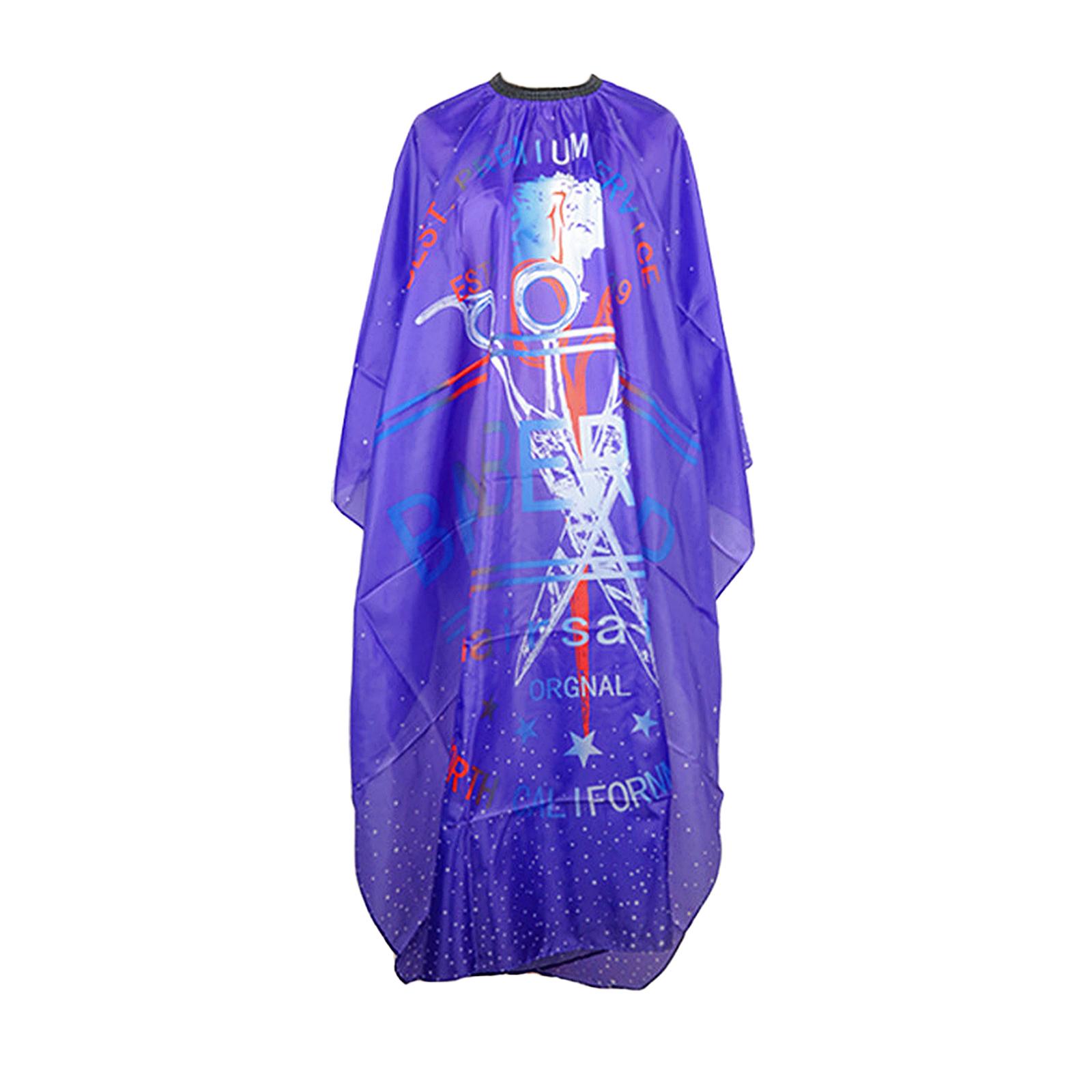 Hair Styling Cape Gown Hair Salon 55 '' x 63 '' Hair Cutting Cape Haircut Hair Beard Barber Gown Adjustable Elastic Collar
