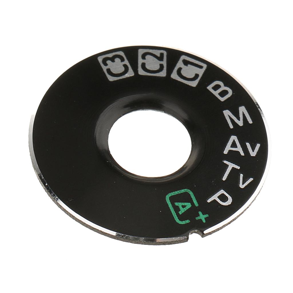 Interface Cap Button Replacement Part Dial Mode Plate for Canon EOS 5D Mark 3 & 6D, Digital Camera Repair Accessories