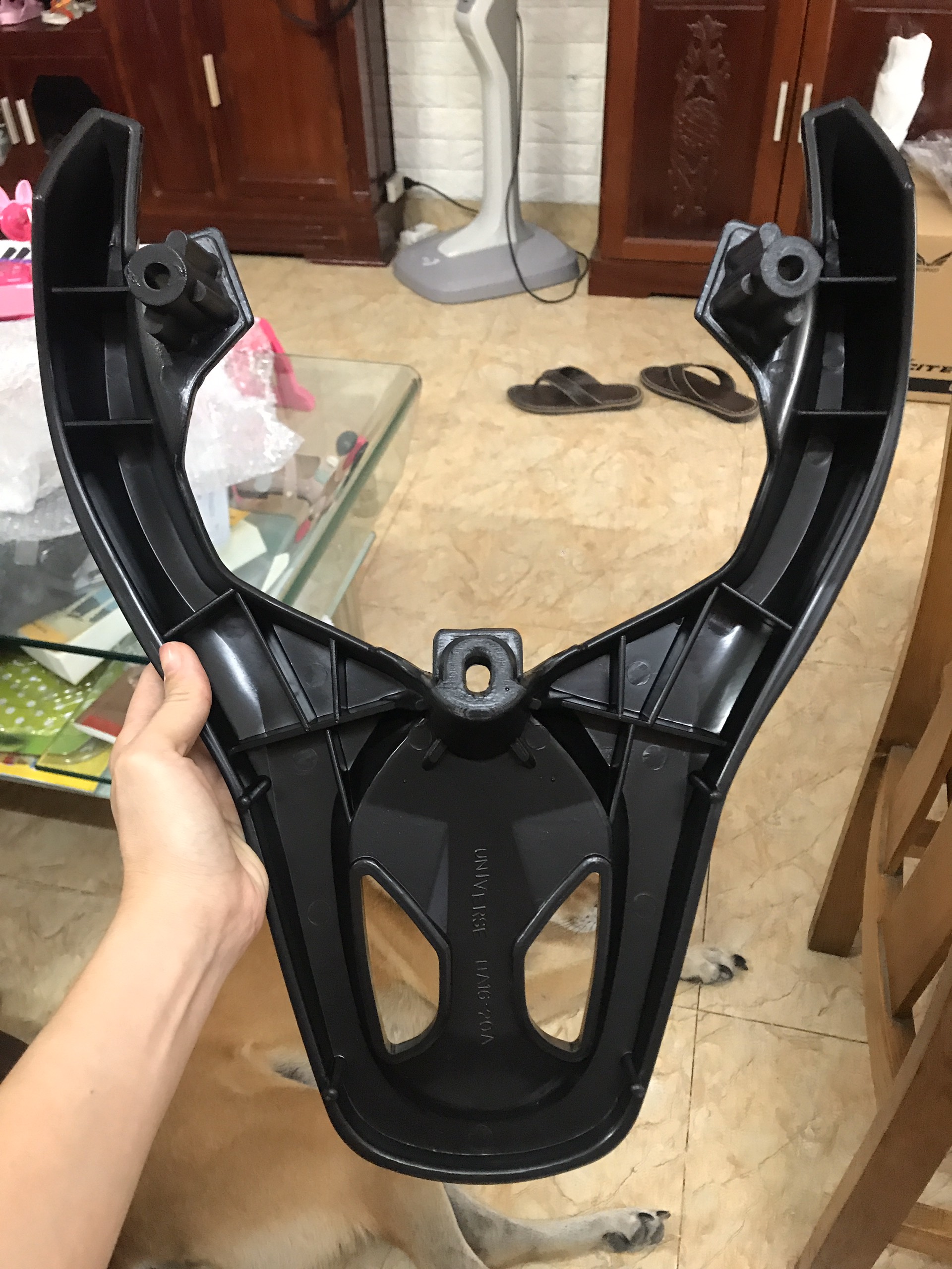 TAY DẮT KIỂU SH Ý CHO AIRBLADE 2016-2019 ĐEN BÓNG