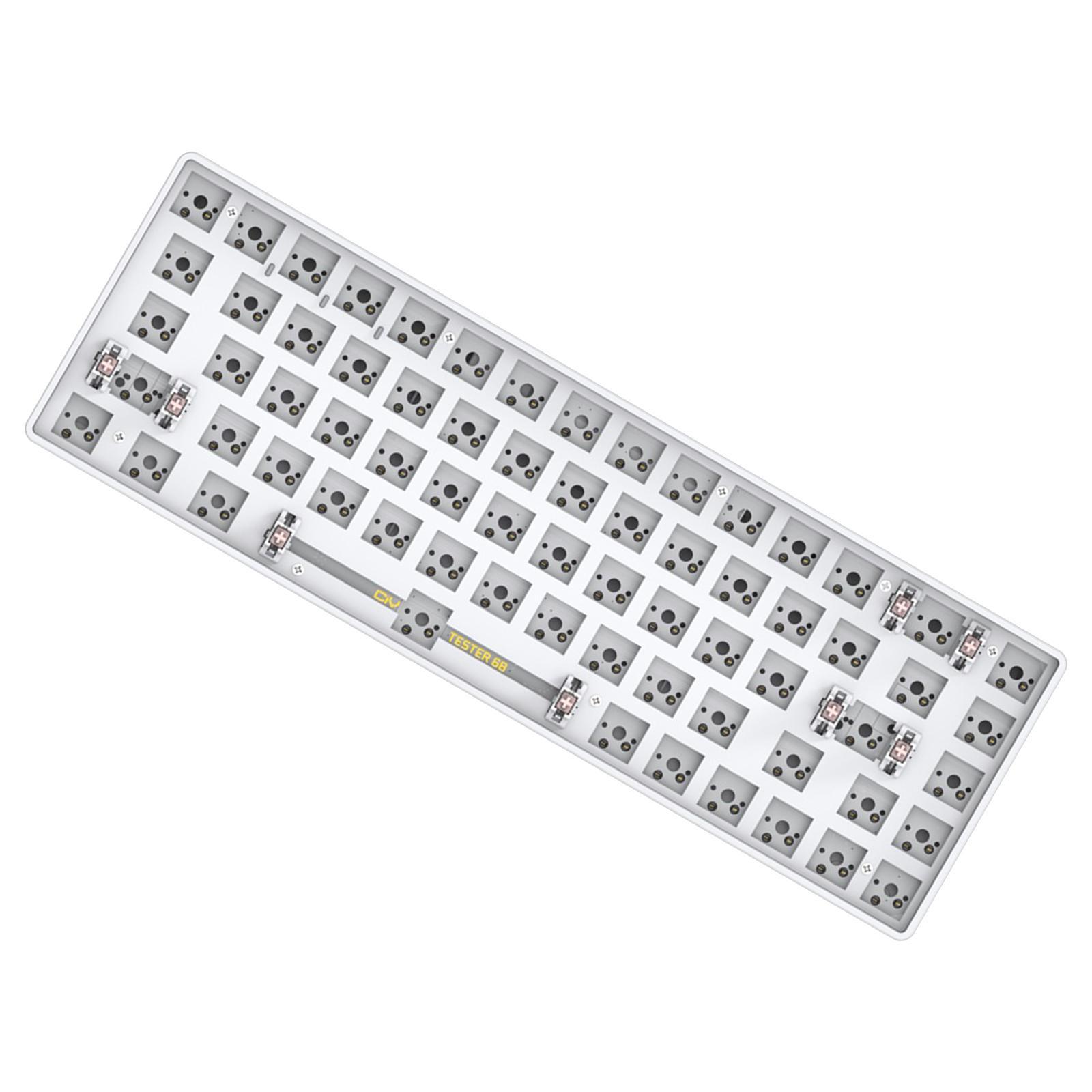 Tachiuwa 68Keys Tester68 Mechanical Keyboard Kit ,Two Modes 2.4G/Bluetooth 5.0
