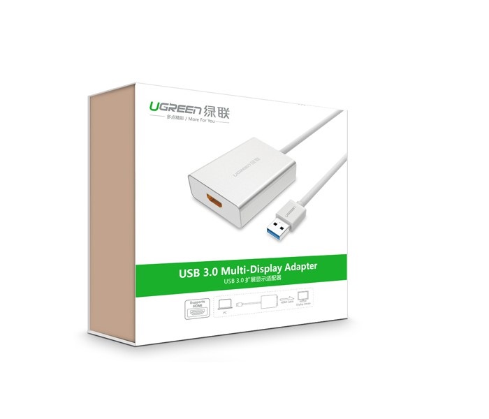 Cáp USB 3.0 to HDMI chính hãng Ugreen 40229 hàng chính hãng