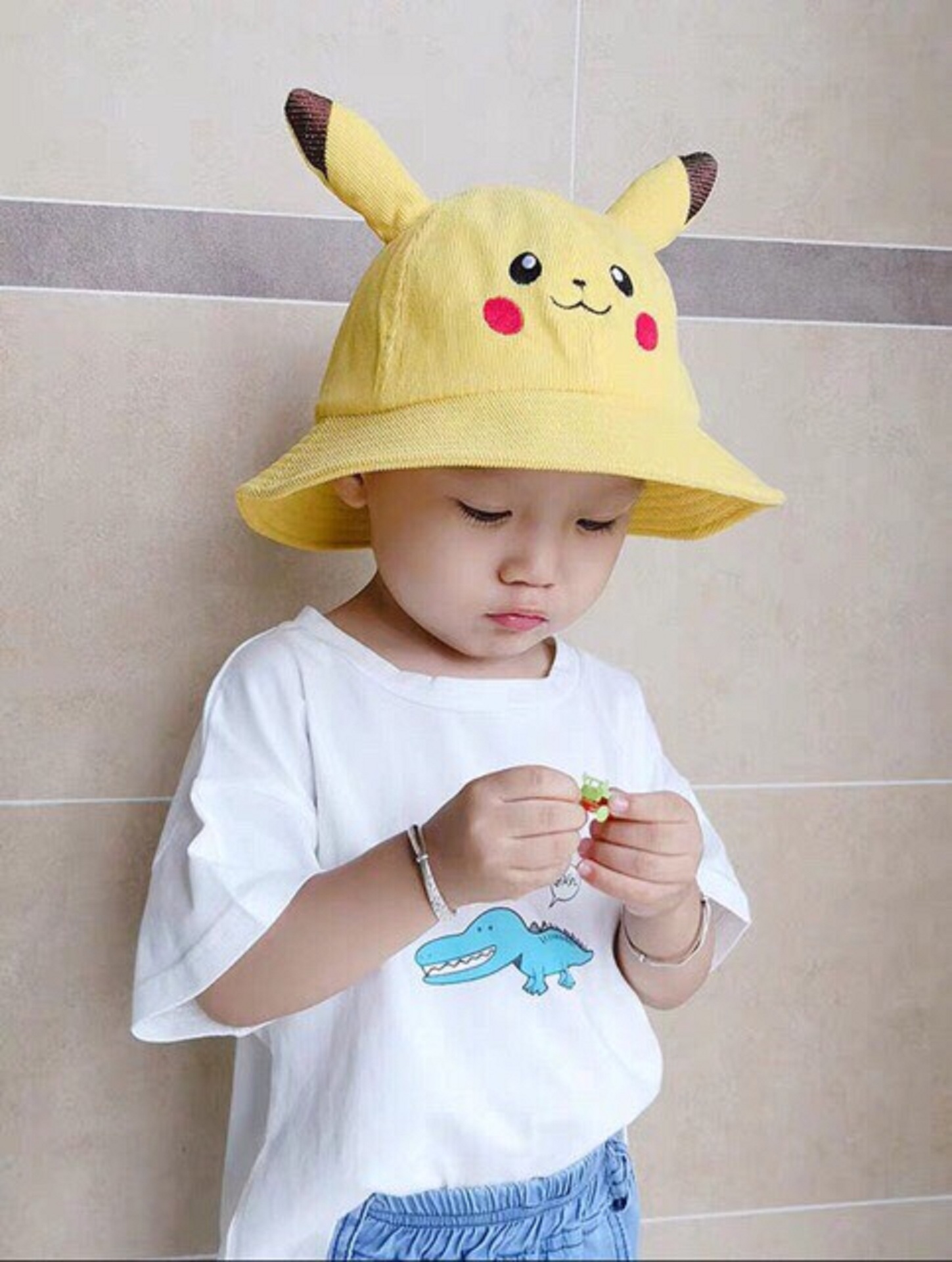 Mũ tai bèo pikachu thời trang cho bé trai/bé gái