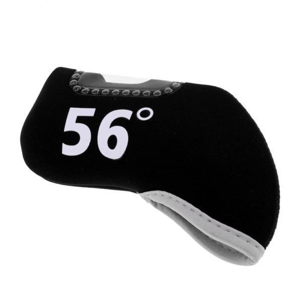 3-4pack Golf Club Iron Putter Headcover Head Cover Protector 56 Degree Black