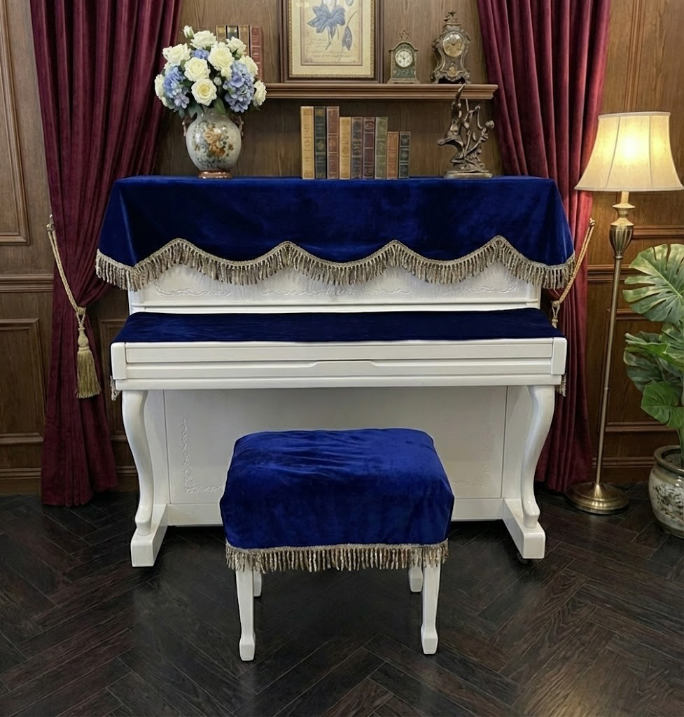 Khăn phủ đàn piano cơ đàn piano điện tử 88 phím sang trọng cổ điển trang trí giáng sinh noel năm mới Tết sinh nhật - Hàng chính hãng