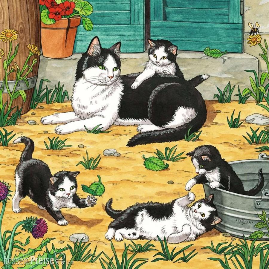 Xếp hình puzzle Cats & Dogs 3 bộ 49 mảnh RAVENSBURGER 080021