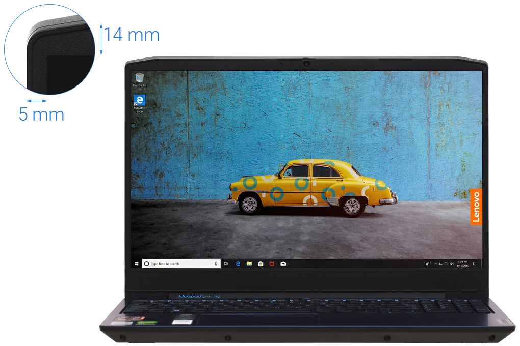 Laptop Lenovo Ideapad Gaming 3 15IMH05 i5 10300H/8GB/512GB/4GB GTX1650Ti/15.6&quot;F/120Hz/Win10/(81Y4013VVN)/Xanh - Hàng chính hãng