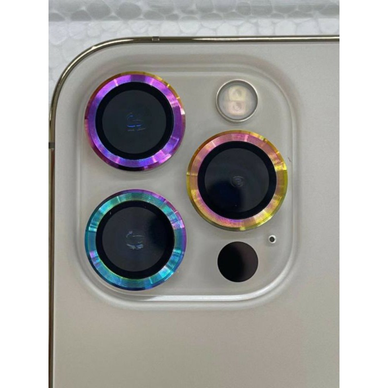 Kính Wiwu Camera Lens Guard Bảo Vệ Từng Mắt Dành Cho iPhone, Chất Liệu Viền Hợp Kim Nhôm, Chống Xước - Hàng Chính Hãng