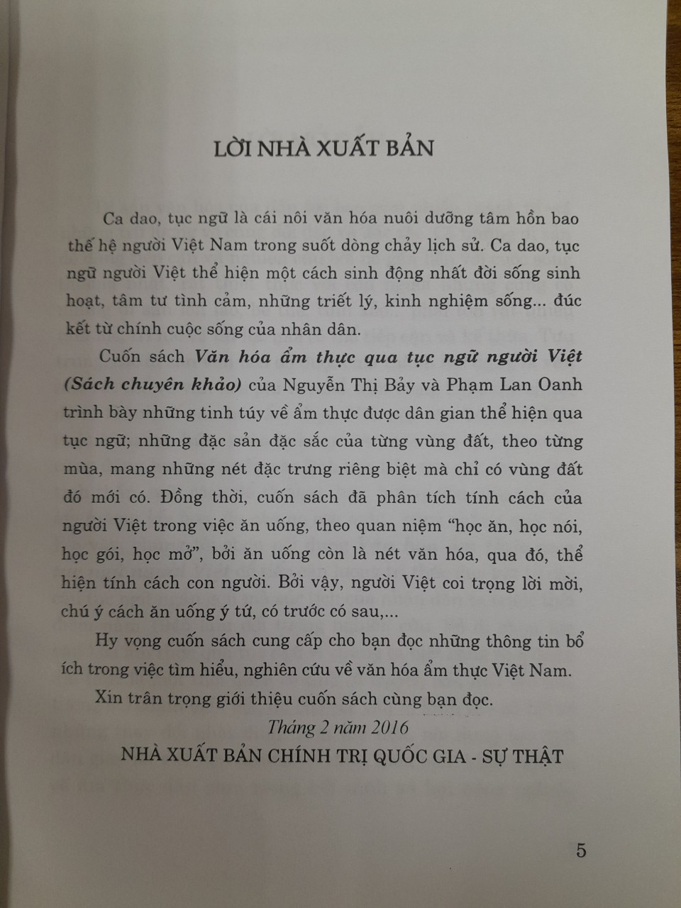 Văn hóa ẩm thực qua tục ngữ người Việt