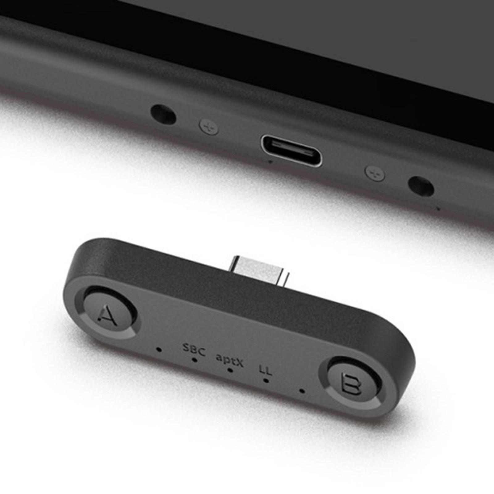 Bluetooth 5.0 Audio Adapter Transmitter Tranceiver For Nintendo Switch/PS4