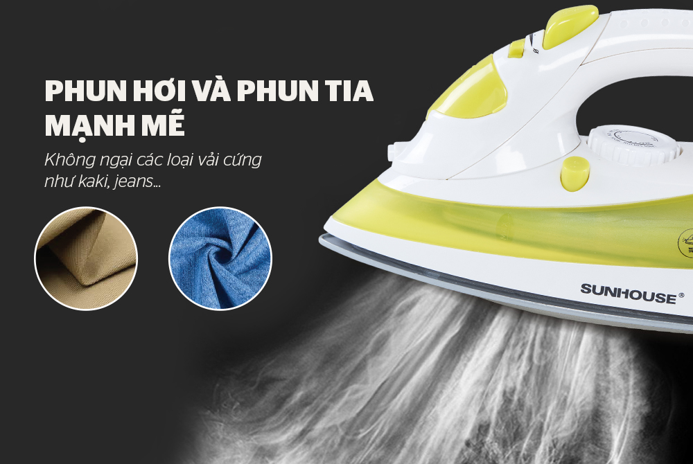 Bàn ủi hơi Sunhouse SHD2067 - Hàng chính hãng