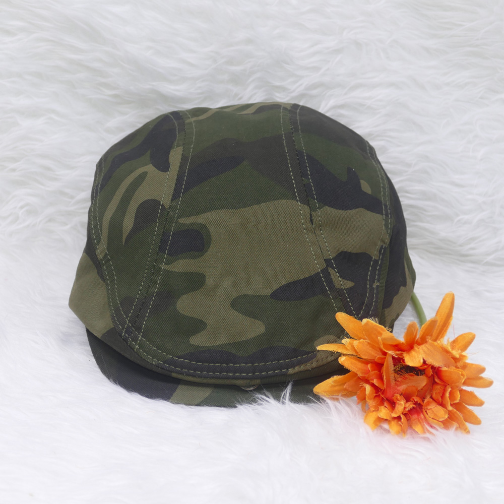 Nón beret nam, mũ mỏ vịt dành cho người trung niên, không thêu họa tiết, chất liệu vải oát mềm mại, tăng giảm size dễ dàng