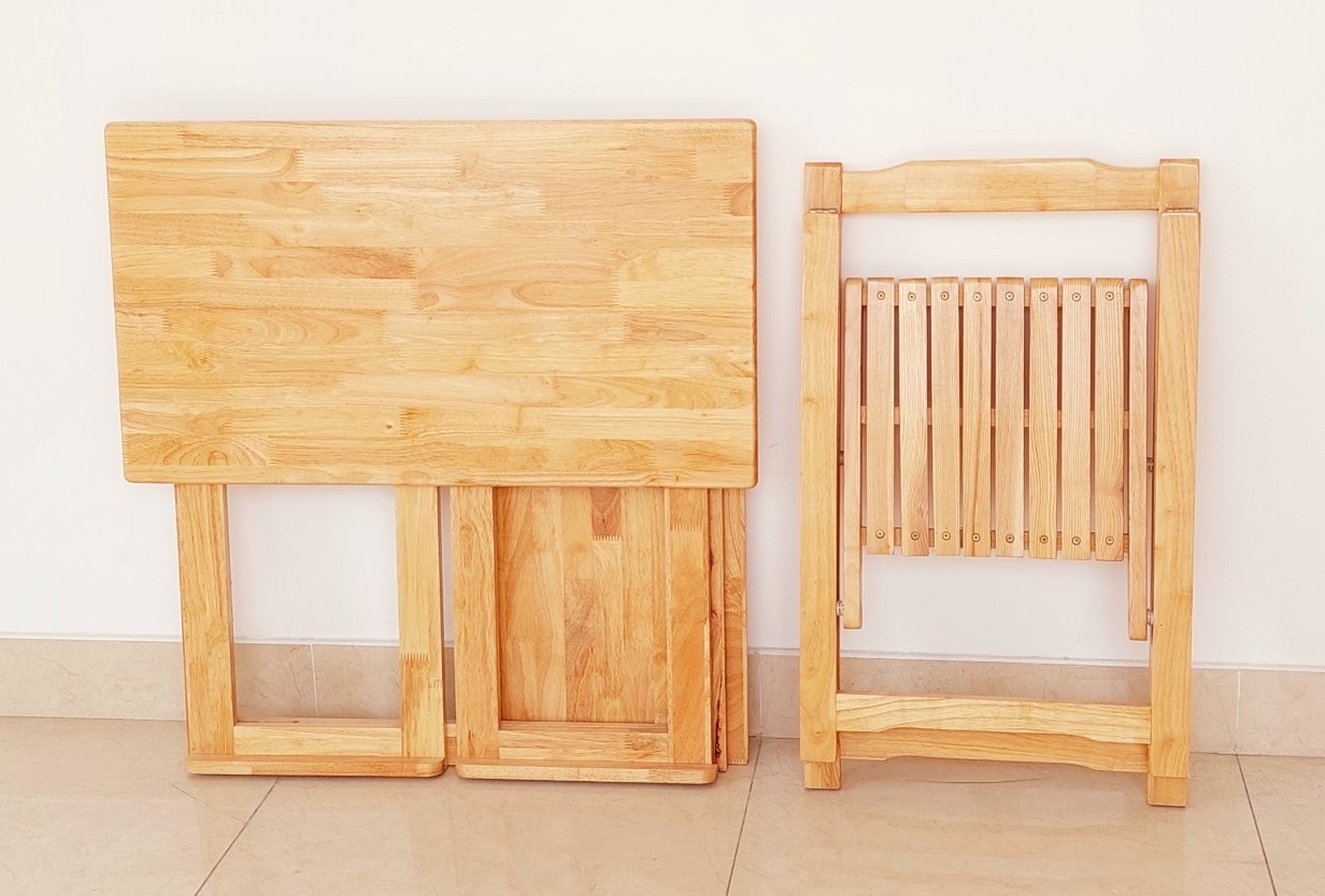 Bàn Gỗ Xếp Có Ngăn Kéo - Hàng VN Xuất Khẩu