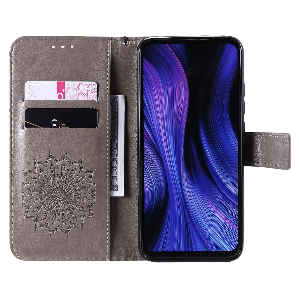 Bao da điện thoại PU mềm nắp lật kèm ví và ngăn đựng thẻ cho XIAOMI REDMI NOTE 9 PRO MAX NOTE 9S NOTE 8 PRO