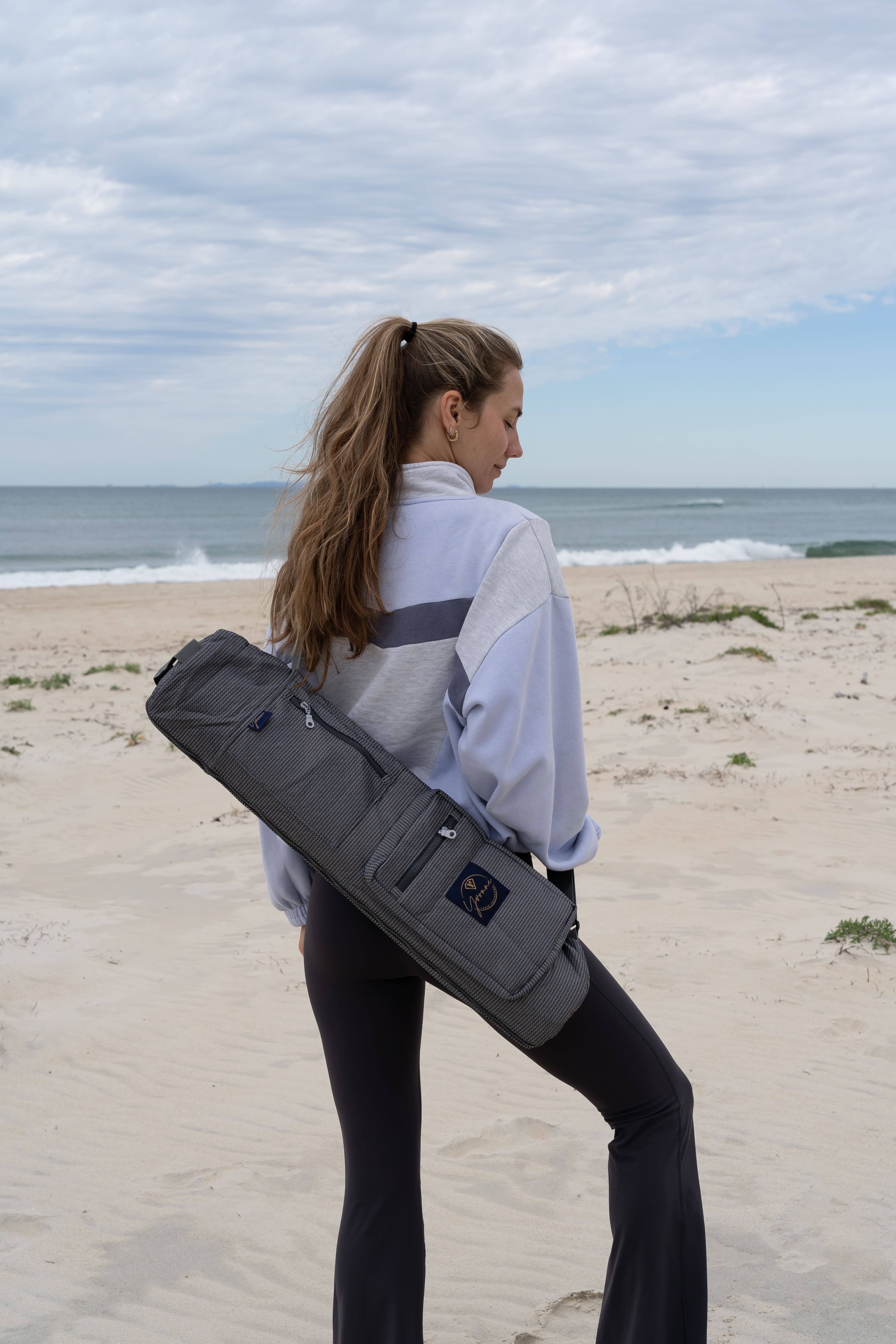 Túi Đựng Thảm Yoga Canvas Cao cấp Thương hiệu Yvonne - Phong Cách Thời trang Urban Chic