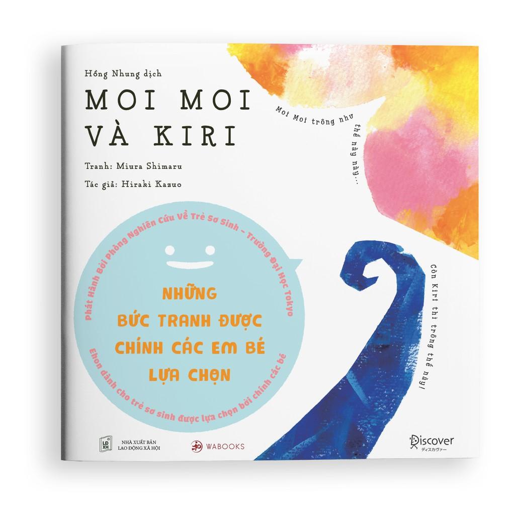 Sách Ehon - Moi Moi và Kiri - dành cho trẻ từ 0-2 tuổi