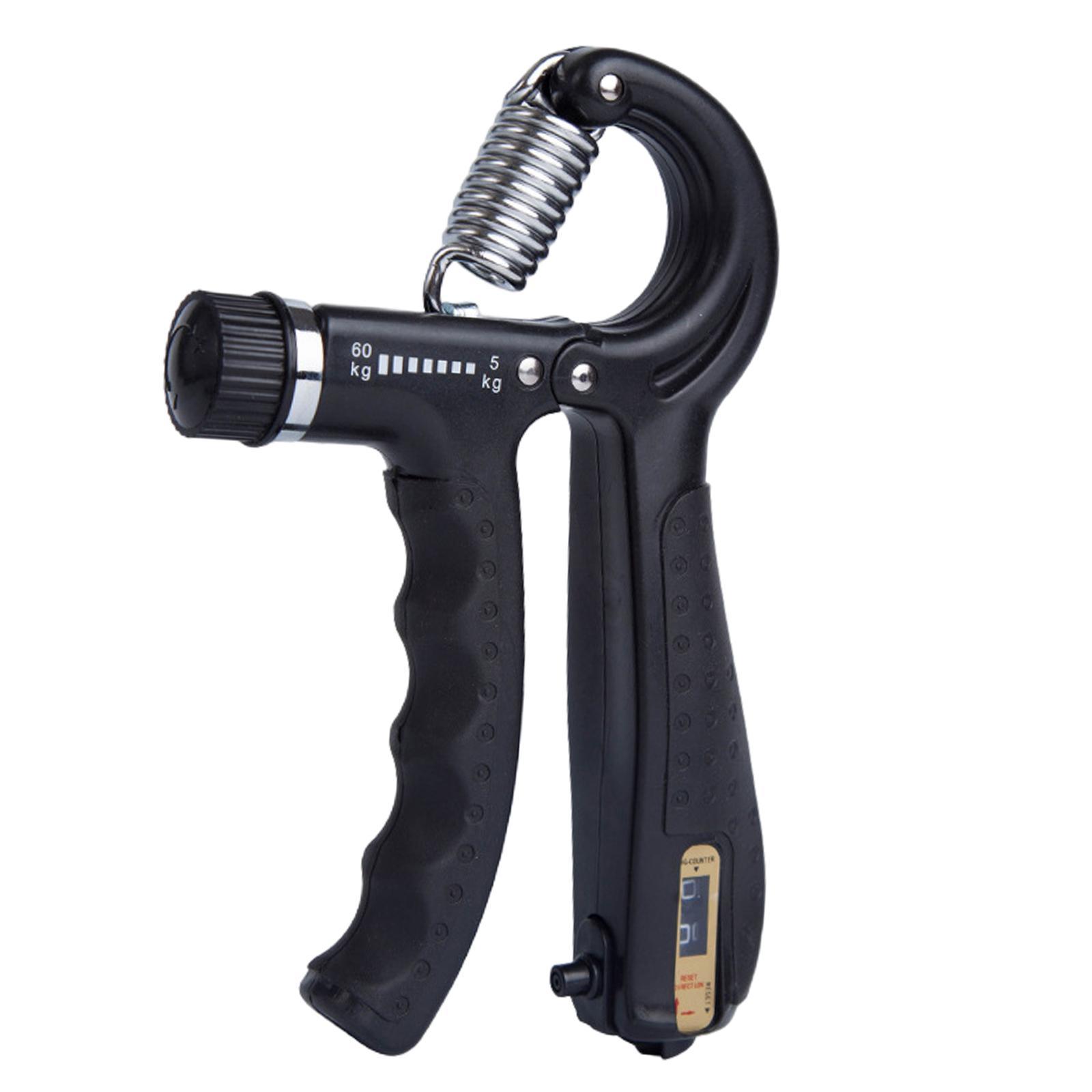 Hand Grip Strengthener Finger Exerciser Fitness Hand Gripper with Counter for Muscle Building, Musician, Guitar