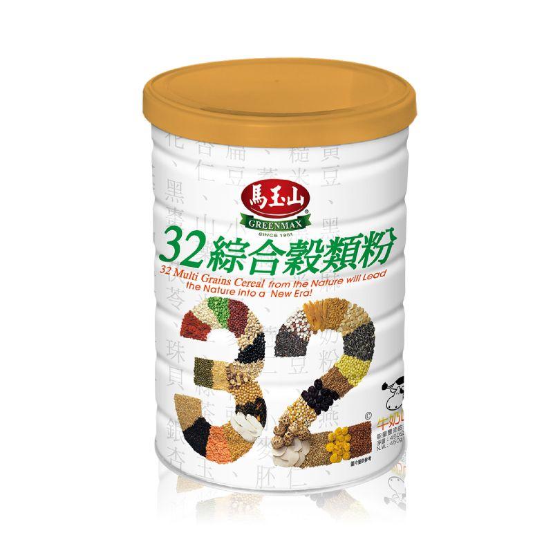 Ngũ cốc 32 vị hạt - không đường - Greenmax Đài Loan ( Lon) 450gr