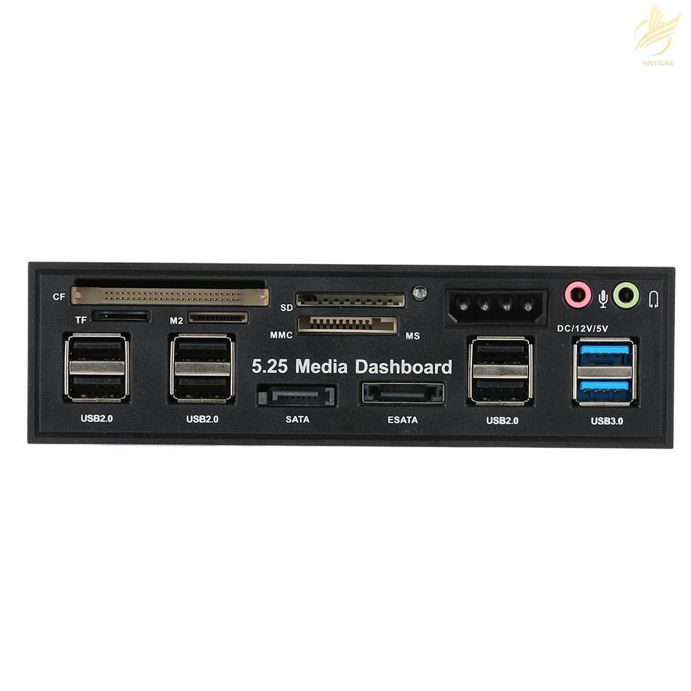 Bộ đầu đọc thẻ nhớ đa năng cổng USB 3.0 esata sata cho máy tính bảng Sd Ms Cf Tf M2 Mmc 5.2