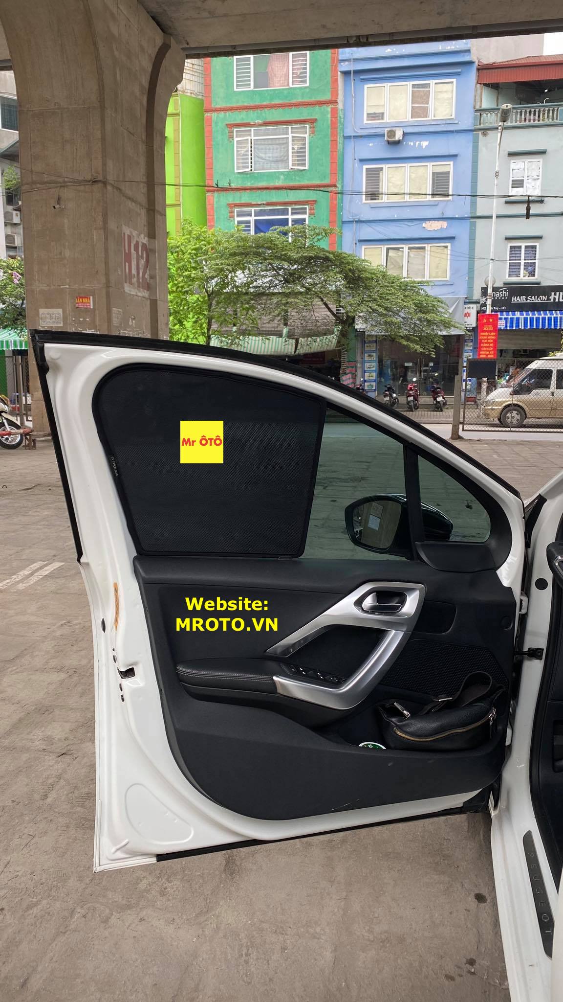 Rèm Che Nắng Xe Peugeot 208 Hàng Loại 1 CHuẩn from, Dày Dặn