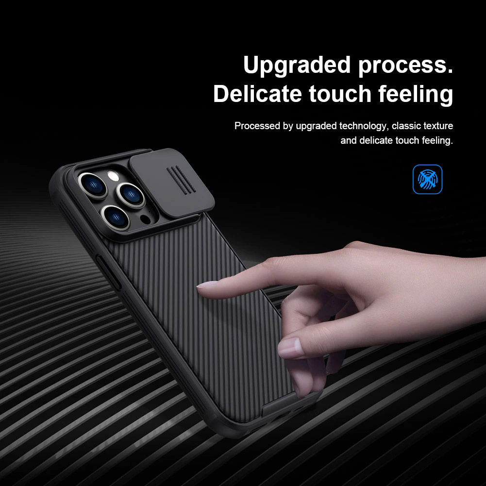 Ốp Lưng Nillkin Camshield Pro Iphone 14 Pro Max - Hàng Chính Hãng - Đen