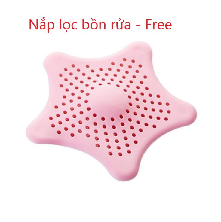 Vòi lavabo nóng lạnh - tặng kèm nắp lọc bồn rửa
