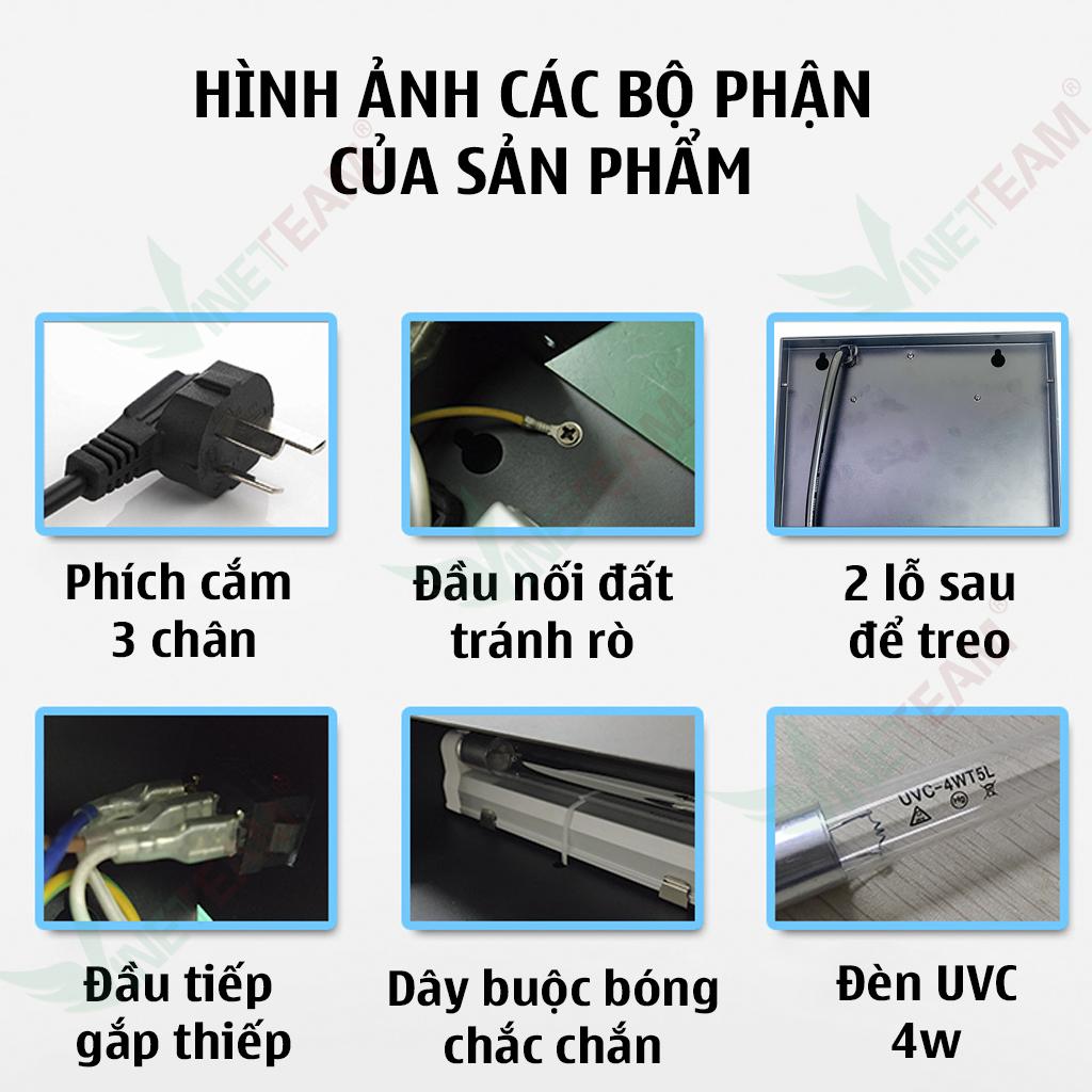 Máy Tiệt Trùng UV UVC Cho Micro Đèn Khử Trùng Diệt Khuẩn Bằng Tia Cực Tím kiêm giá đỡ micro karaoke