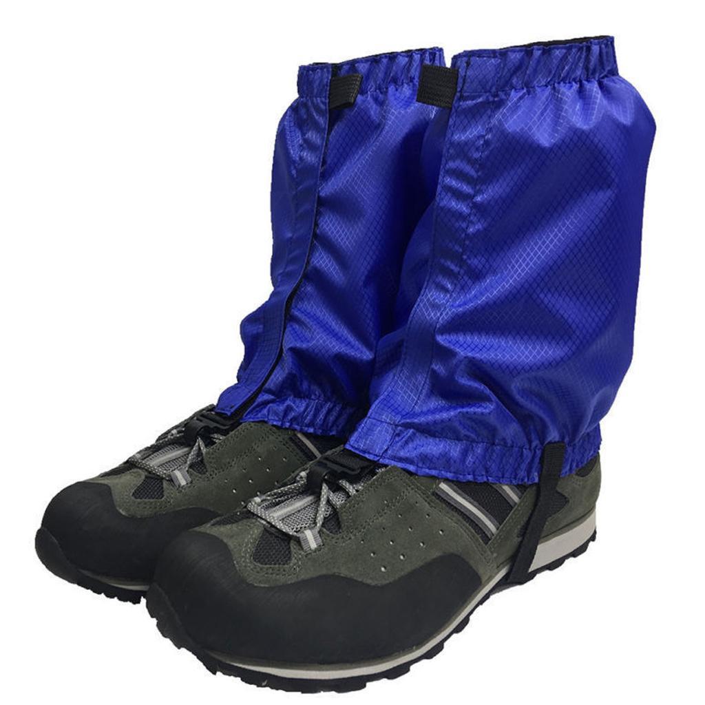 4 Pairs Waterproof Low Gaiters for Hiking Camping Running, Protection Leg Guards Boot Cover, Snow Legging
