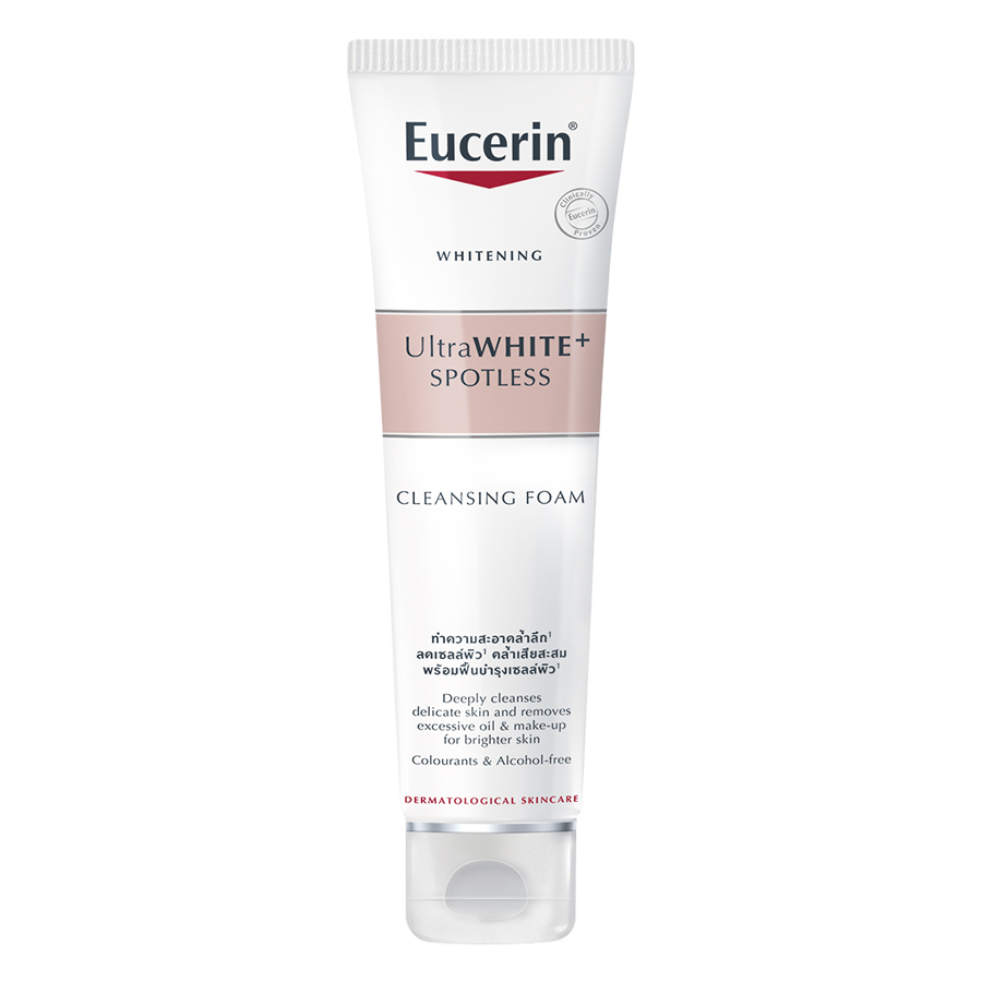 Sữa Rửa Mặt Tạo Bọt Trắng Da Eucerin Utra White Spotless