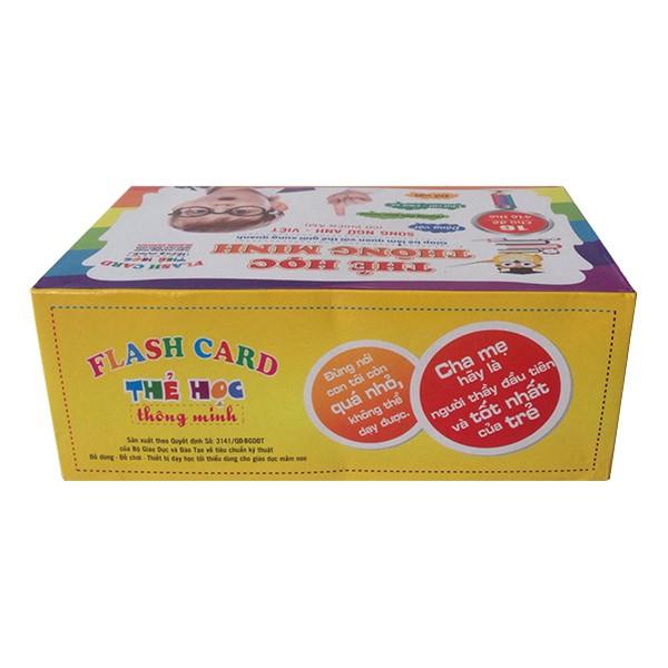 Thẻ học thông minh song ngữ 16 chủ đề-416 thẻ FLASHCARDS TRỰC QUAN