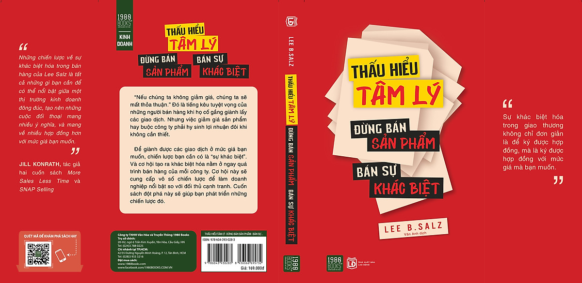 Thấu Hiểu Tâm Lý, Đừng Bán Sản Phẩm, Bán Sự Khác Biệt