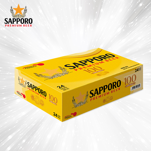 Combo 02 thùng Sapporo Premium Bia 1OO - 24 lon 330ml