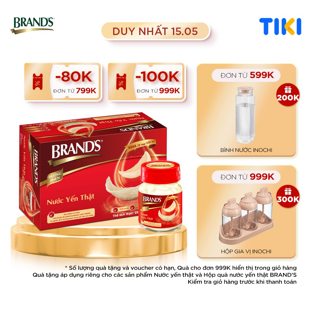 Hình ảnh Nước yến thật BRAND'S Đường Phèn