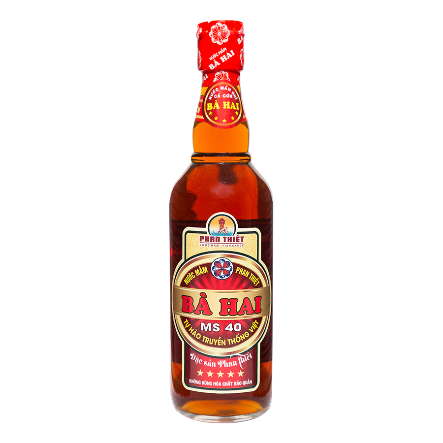 Nước Mắm Bà Hai 530ml thùng 6 chai